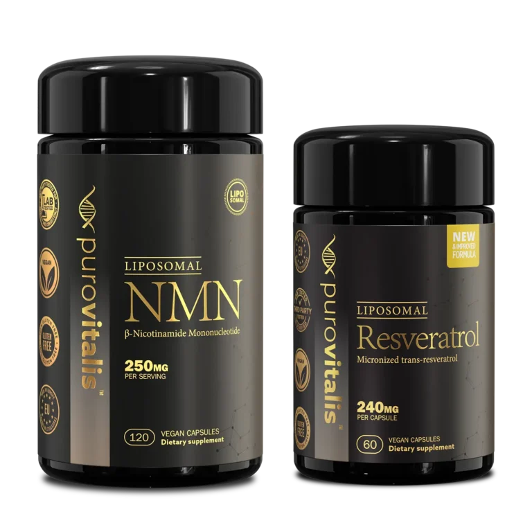 NMN + Resveratrol bundel, 100% gemaakt in europa, liposomaal voor het beste resultaat en absorptie.